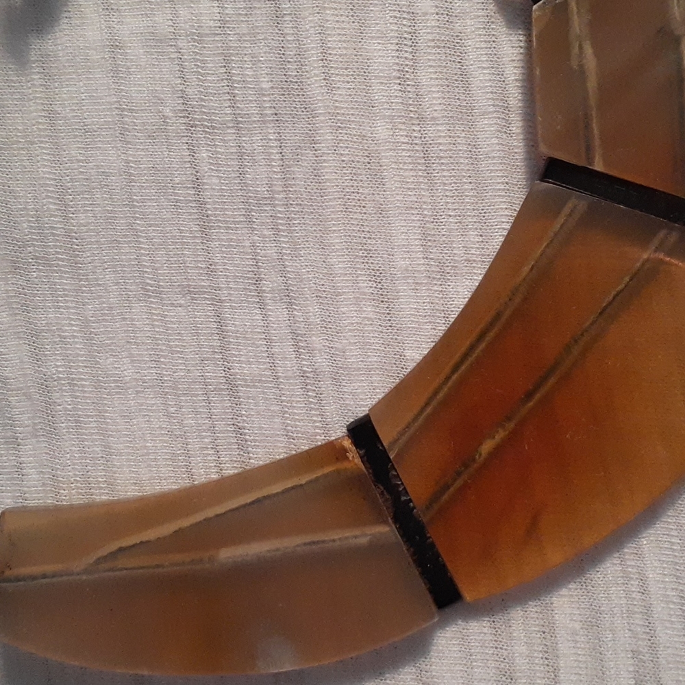 100% Genuine buffalo horn wooden bead necklace - Picture 3 of 6